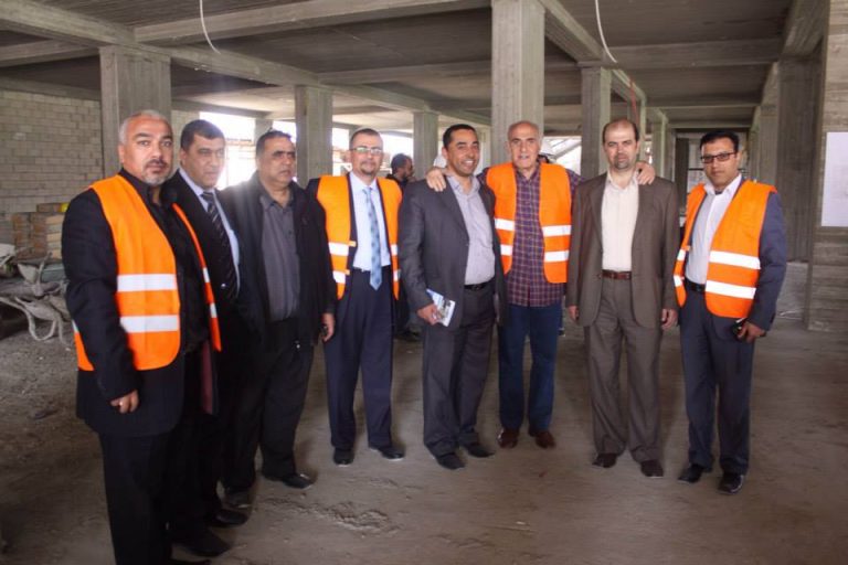 Mr. Munib R. Masri visits Ibn Sina Hospital Project in Jenin